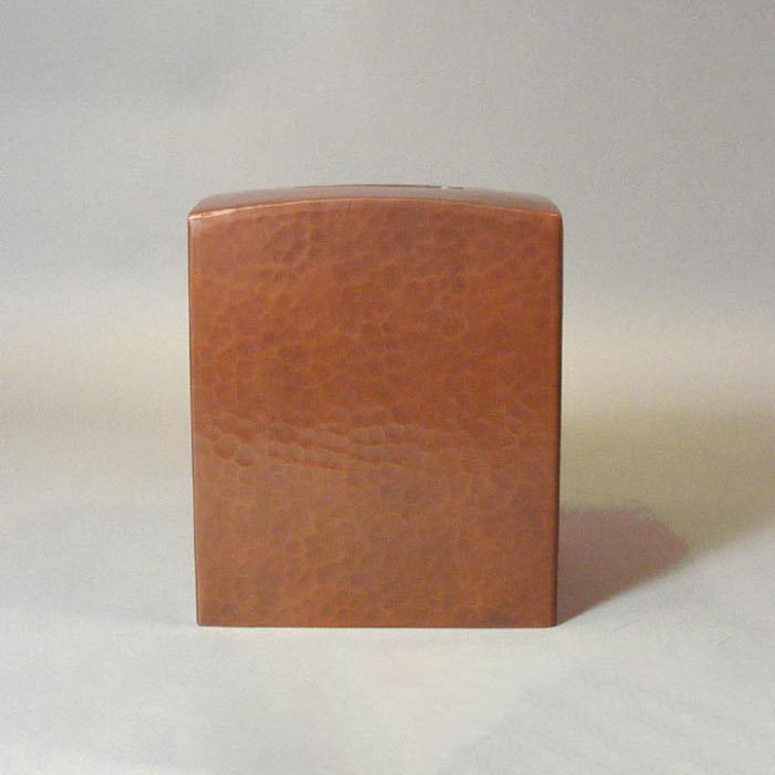 Hand-hammered Copper Tissue Box Cover - Image 2