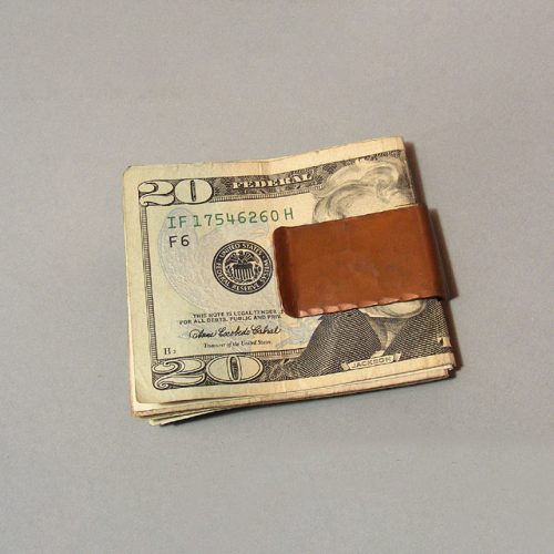 Copper money clip