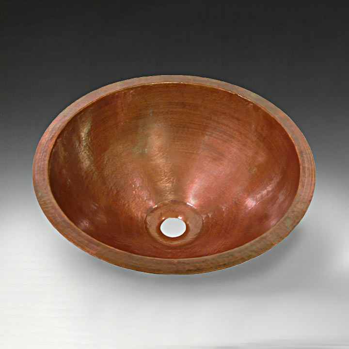Hand Hammered Self Rimming Or Undermount Copper Sink