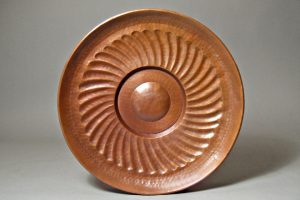 Pueblo Style “Feather” Motif Copper Plaque Pueblo Style “Feather” Motif Copper Plaque