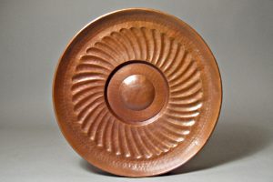 Pueblo Style “Feather” Motif Copper Plaque