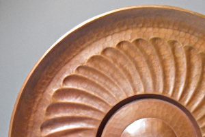 Pueblo Style “Feather” Motif Copper Plaque Pueblo Style “Feather” Motif Copper Plaque