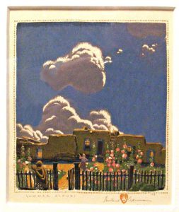 Gustave Baumann Print “Summer Clouds”