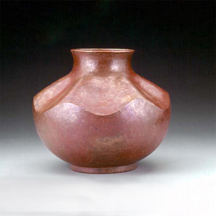 Wave Copper Vase Cobre Hand Hammered Copper Gifts Home Accents