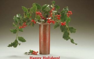 Copper Holiday Vase