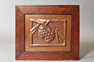 Copper Pinecone Tile Copper Pinecone Tile