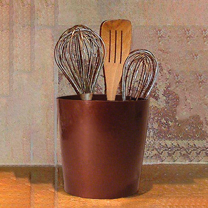 Copper Chef Utensil Jar Cobre HandHammered Copper Gifts & Home Accents