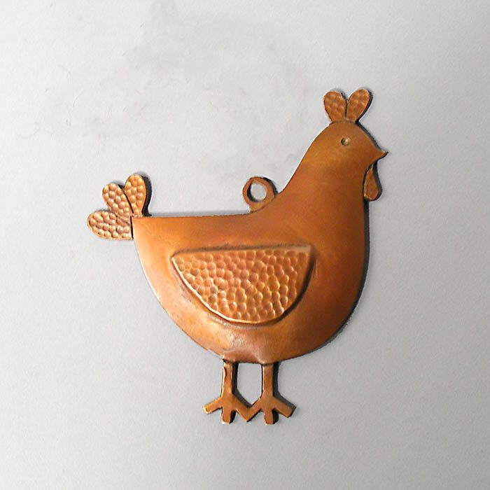 Copper "Hen" Ornament
