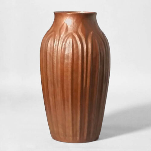 Grueby Copper Vase FZ 114 Vase