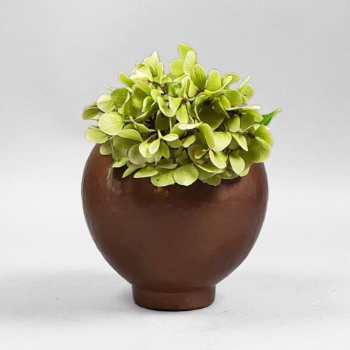 Hand-hammered Copper Cachepot