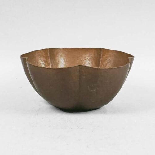 Hand-hammered Ribbed Bowl