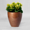 Hammered Copper Flower Pot
