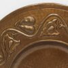 Copper English-style Arts & Crafts Plaque with Leaf and Tendril Design - Image 2