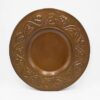 Copper English-style Arts & Crafts Plaque with Leaf and Tendril Design - Image 3
