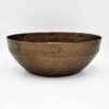 Copper Japanese-style Bowl with Bird Motif