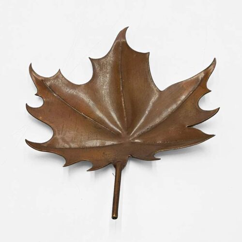 Hammered Copper Maple Leaf