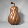 One-of-a-Kind, Massive 19" Hammered Copper Squash - Image 3