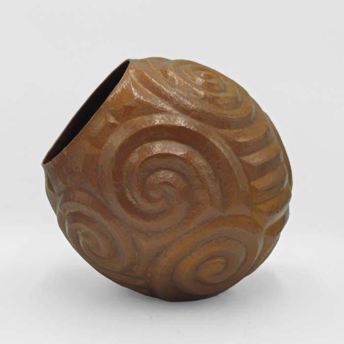 Copper Sculptural Vase